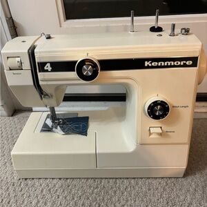 Kenmore/Janome 385.1154180 Free Arm, Zig Zag, Heavy Duty Sewing Machine- Works!